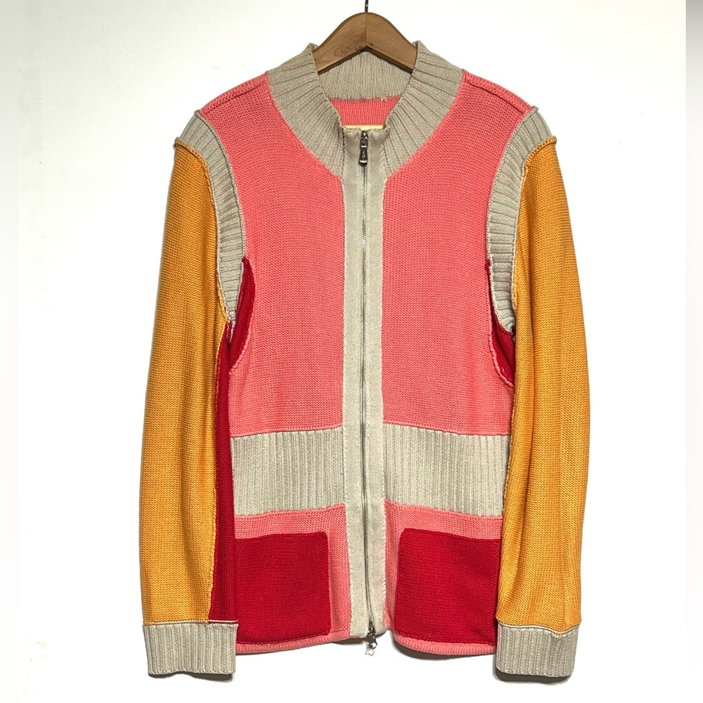 Women’s Fall Color Block Cardigan